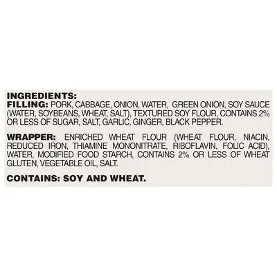 Bibigo Pork & Vegetable 4/24 Oz [UNFI #22383]