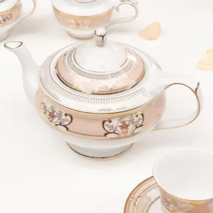 Blush of Fuchsia - 15 Piece Tea Set