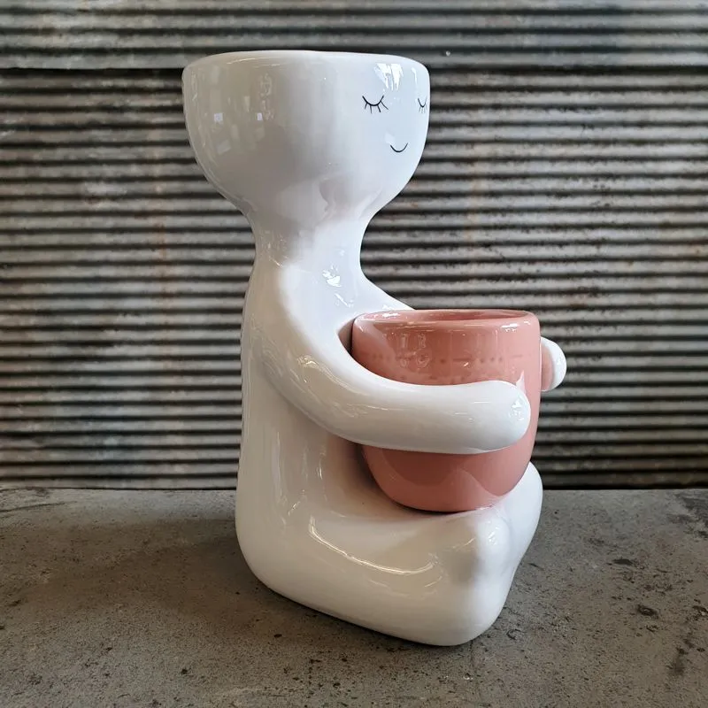 Ceramic Yoga planter