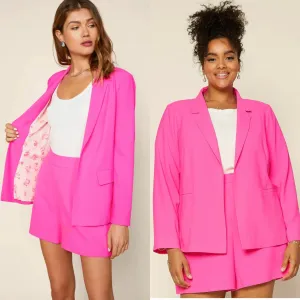 Electric Daydream Hot Pink Blazer