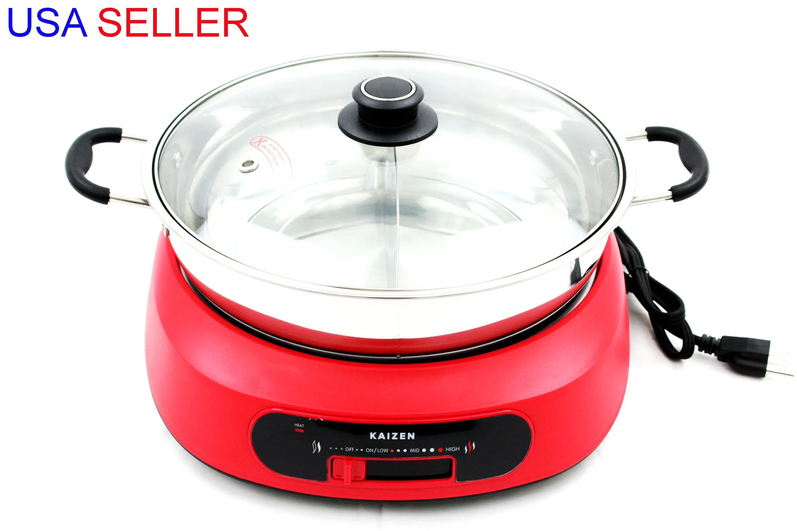 Electric Shabu Shabu Hot Pot Divided New Electric Hot Pot