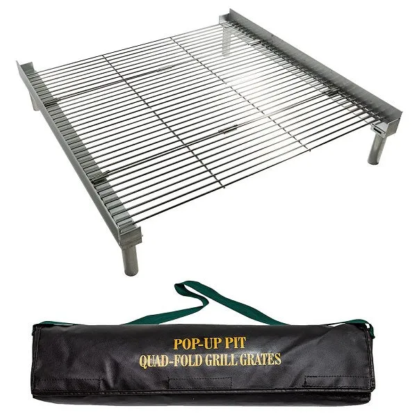 Fireside Outdoor Quad-Fold Grill