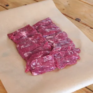Grain-Fed Beef Flap Meat Slices from New Zealand (300g)