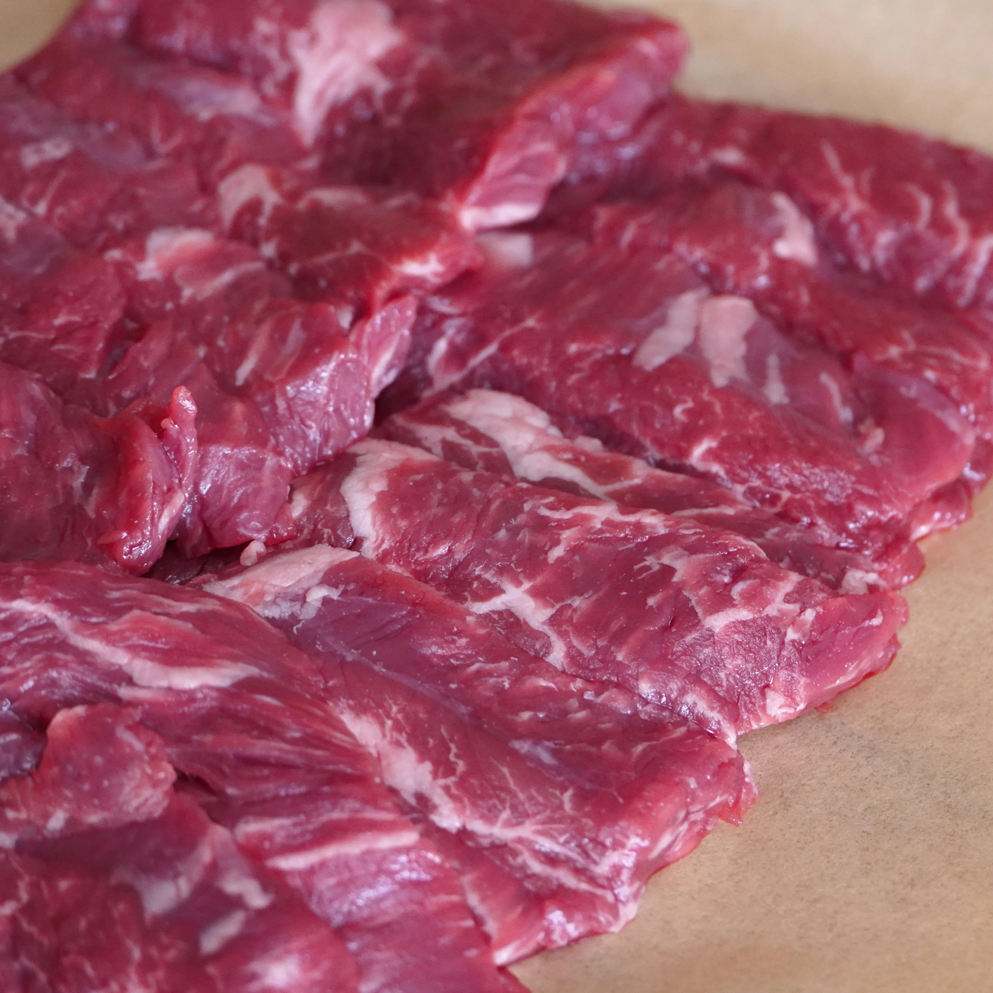 Grain-Fed Beef Flap Meat Slices from New Zealand (300g)