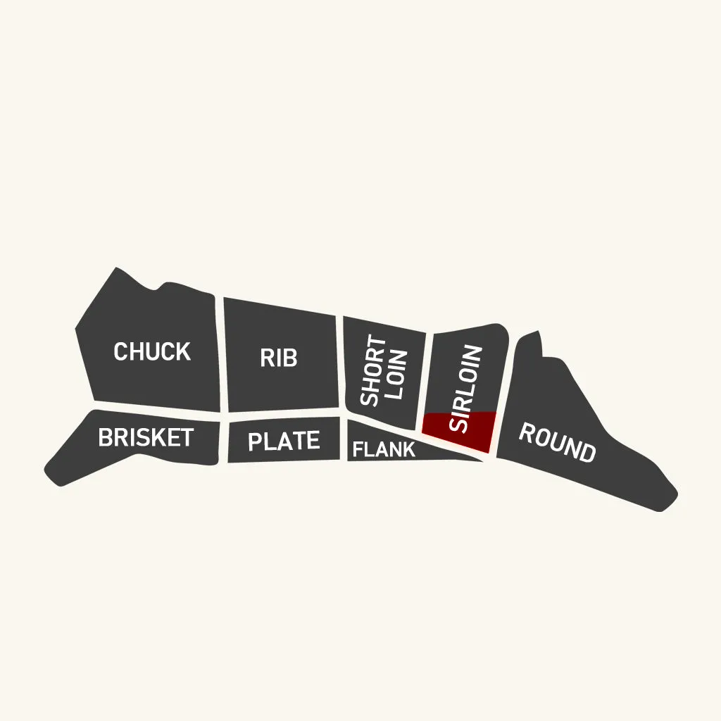 Grain-Fed Tri-Tip Slices from New Zealand (300g)