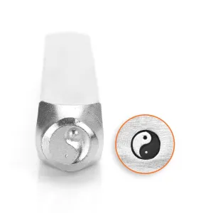ImpressArt Metal Punch Stamp, Yin Yang 6mm (1/4 Inch), 1 Piece, Steel
