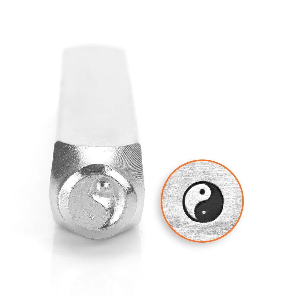ImpressArt Metal Punch Stamp, Yin Yang 6mm (1/4 Inch), 1 Piece, Steel
