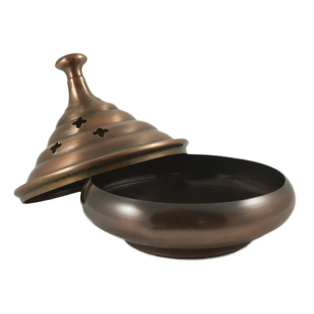 Iron Pot Charcoal Incense Burner w/ lid