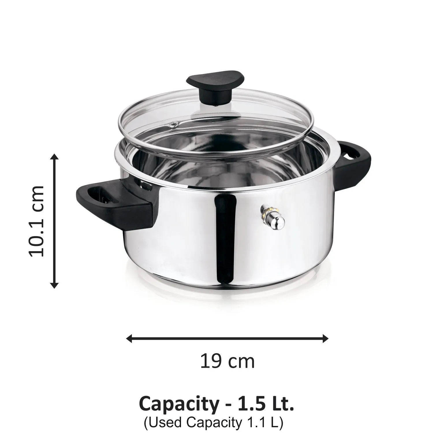 NanoNine Double Wall Milk Boiler with Glass Lid: Efficient and Safe Stainless Steel Design for Perfectly Steamed Milk Every Time