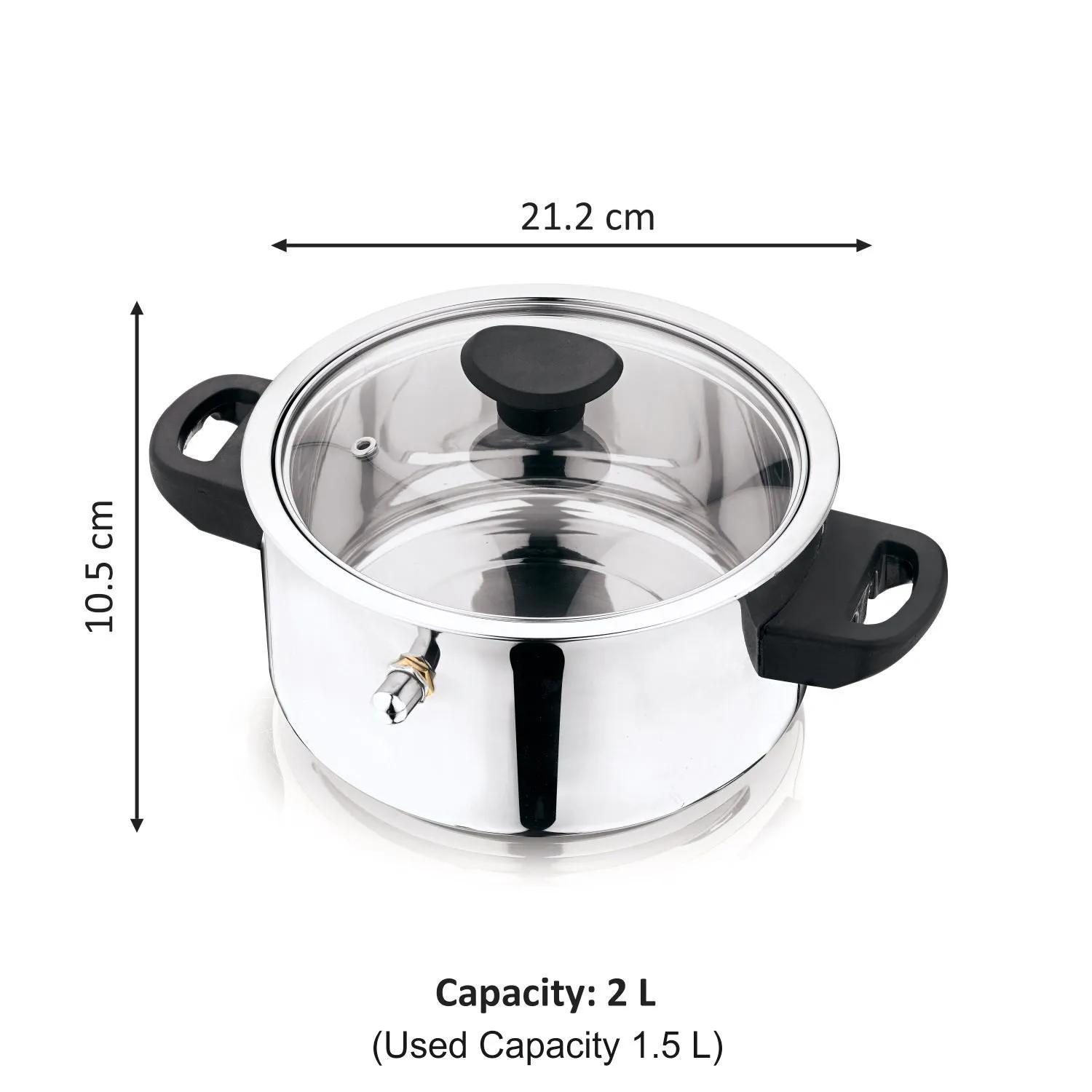 NanoNine Double Wall Milk Boiler with Glass Lid: Efficient and Safe Stainless Steel Design for Perfectly Steamed Milk Every Time