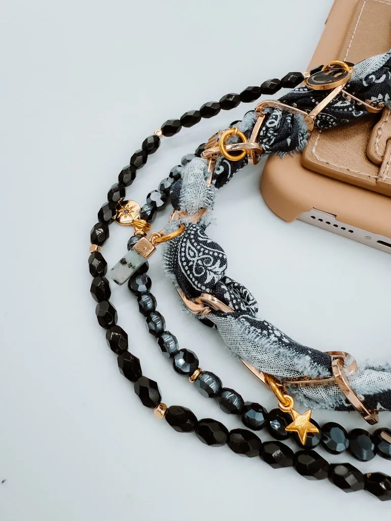 Navy Indie Phone Chain