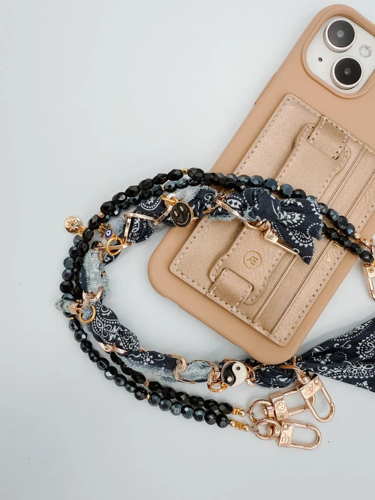 Navy Indie Phone Chain