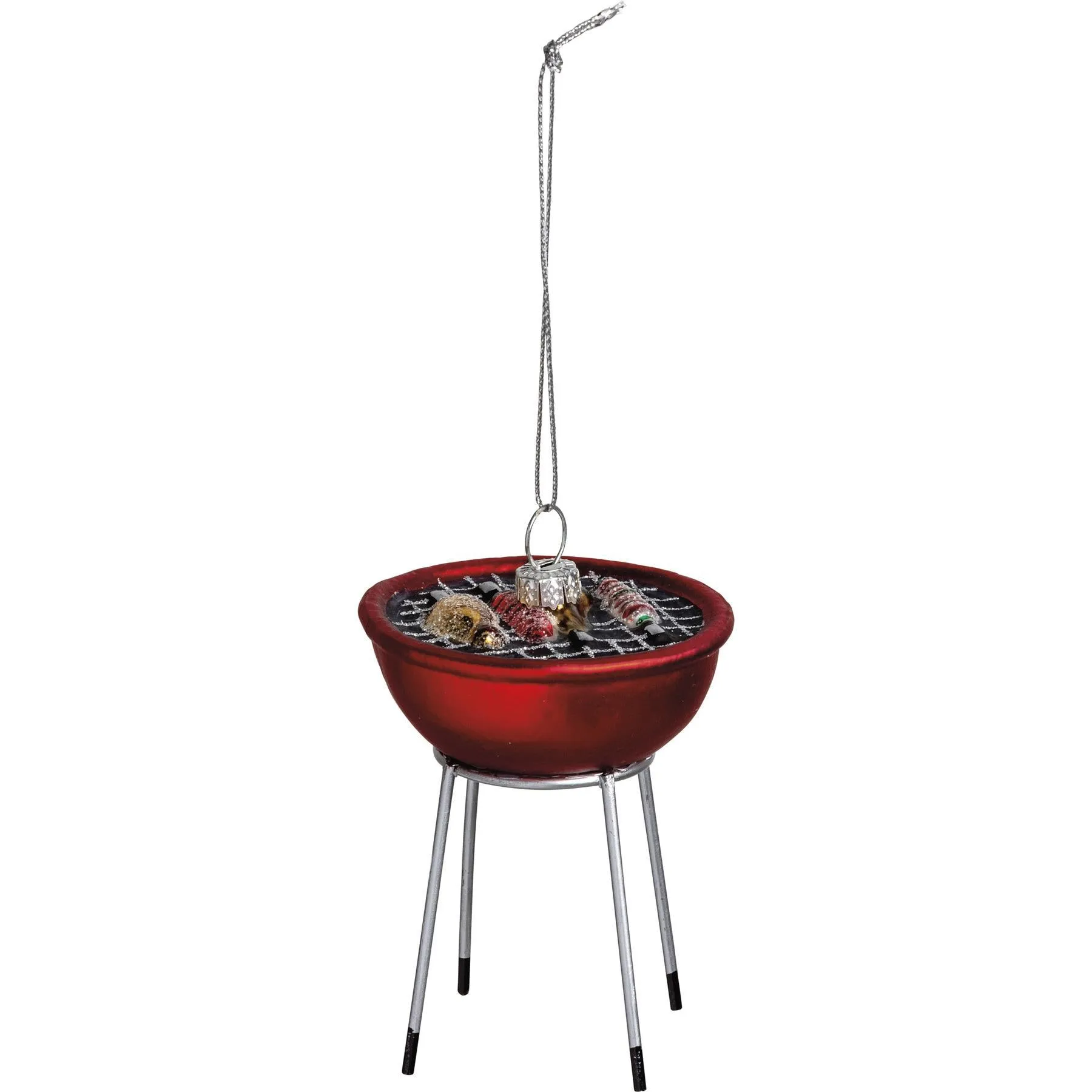 OUTDOOR GRILL GLASS ORNAMENT
