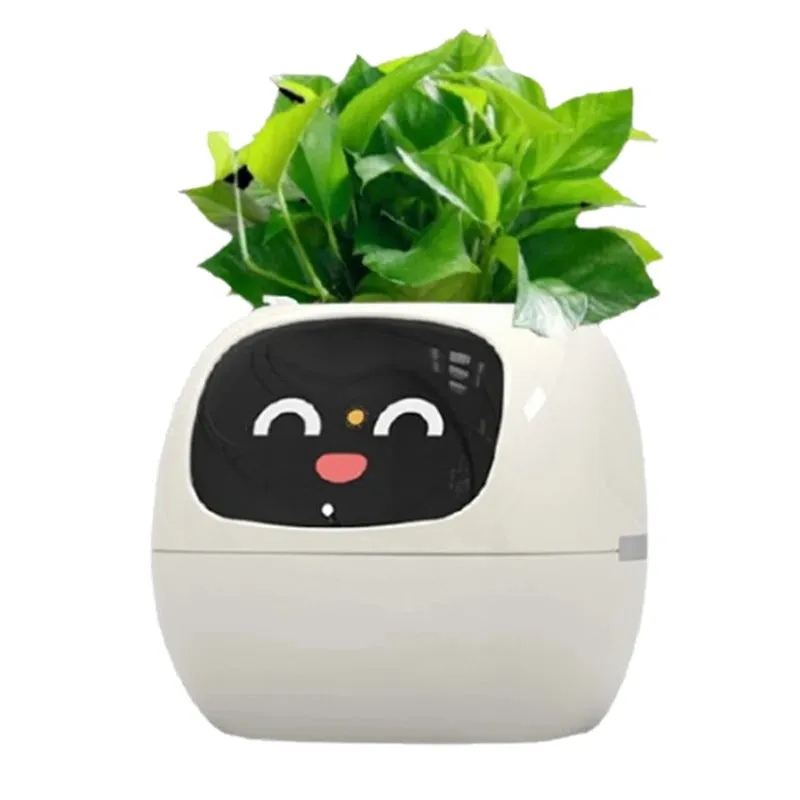 Pet Planter,USB Rechargeable Indoor Small Flower Pot For Indoor Decoration Make Raising Plant Easy And Fun