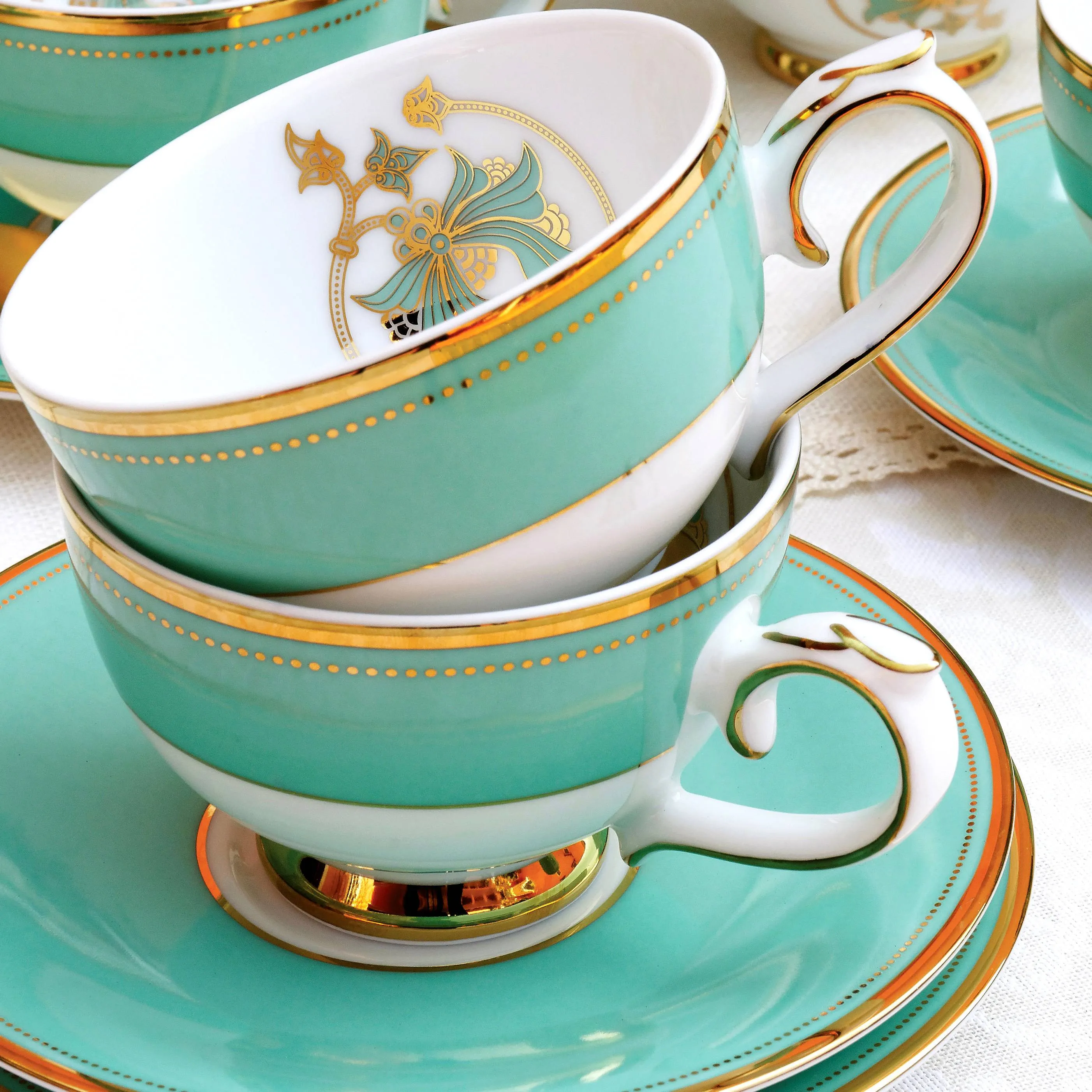 Spring in Udaipur - 15 Piece Tea Set