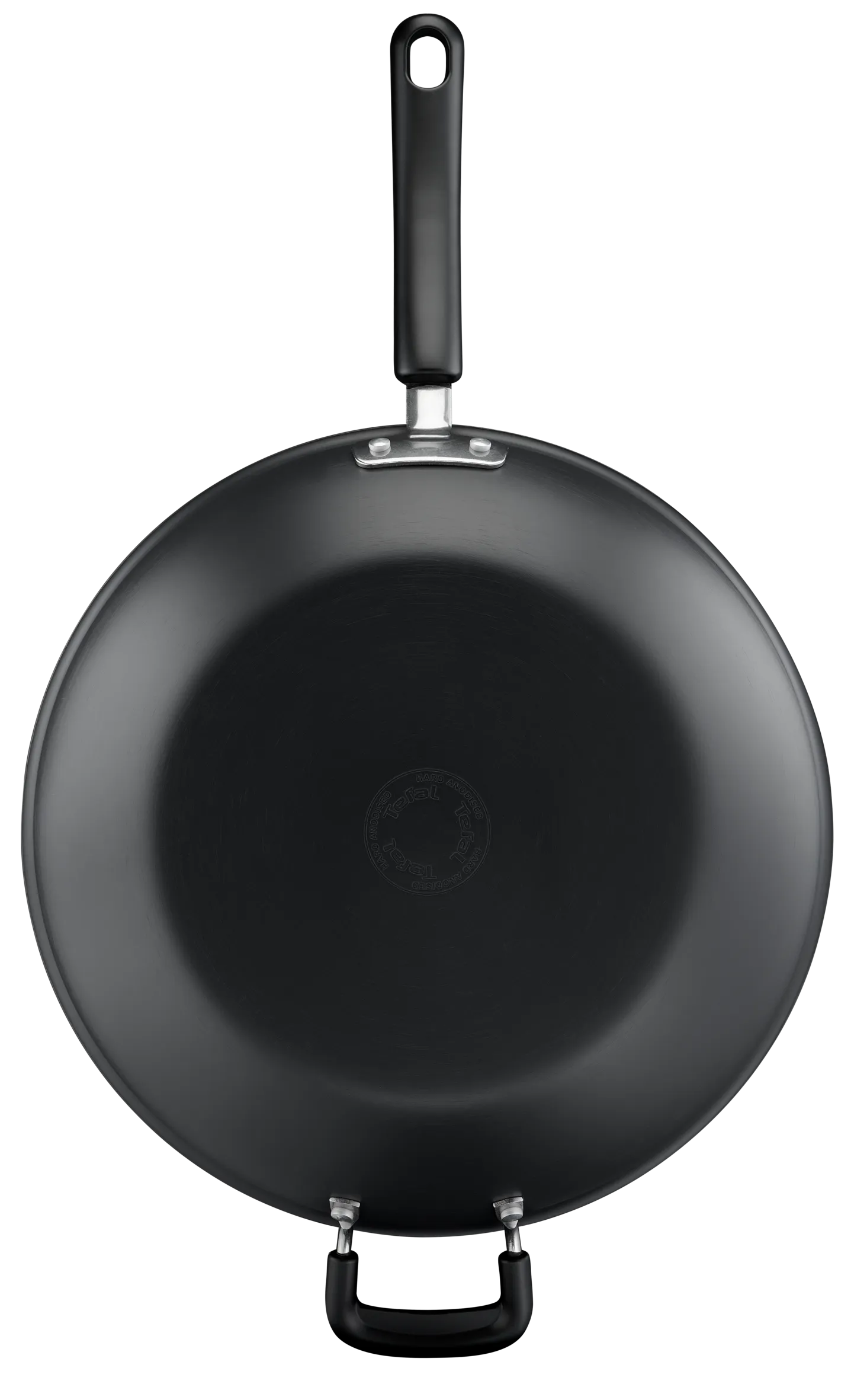 Tefal Specialty Hard Anodised Non-Stick Wok 32cm   Lid