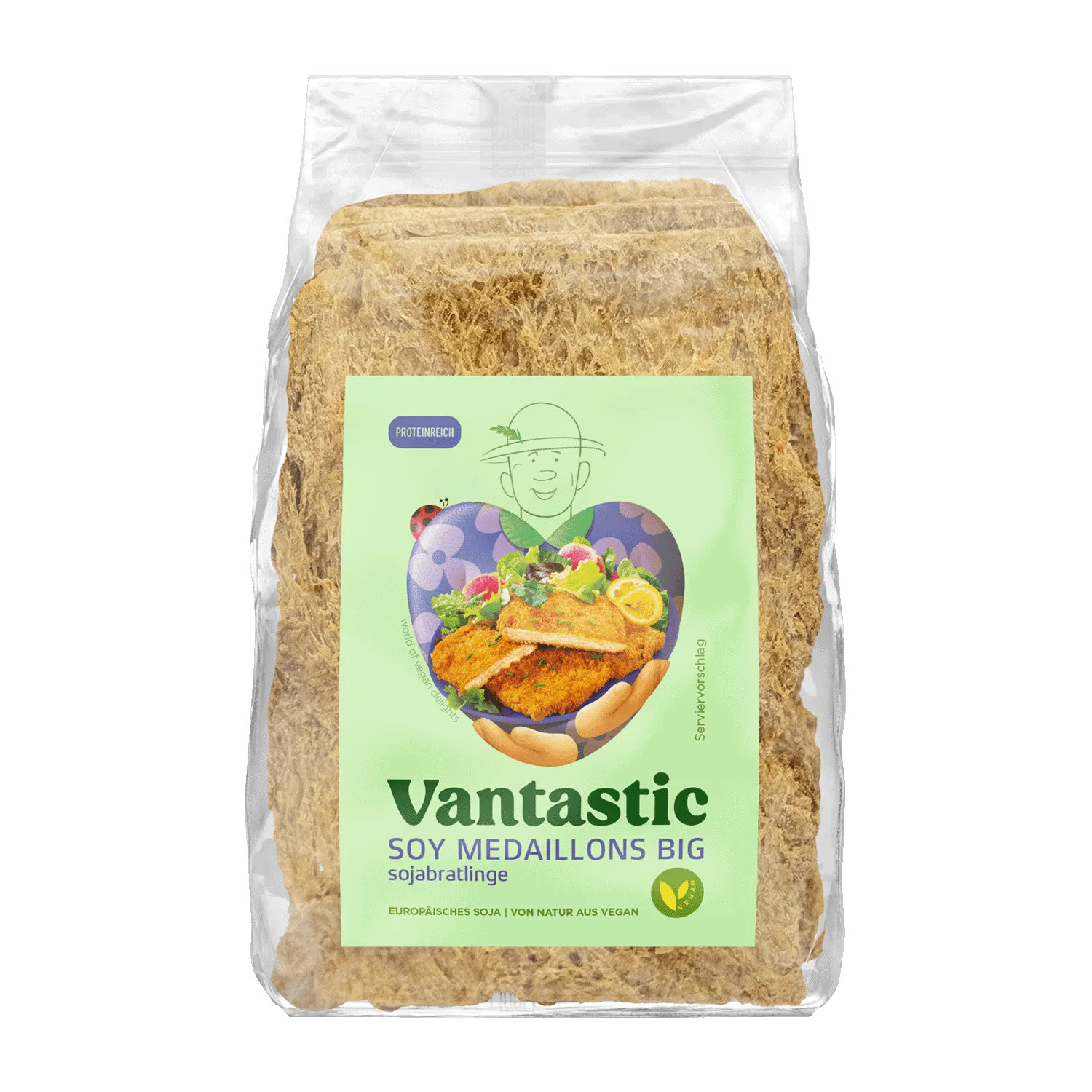Vantastic Textured Soya Medallions Big (Steaks) 140g
