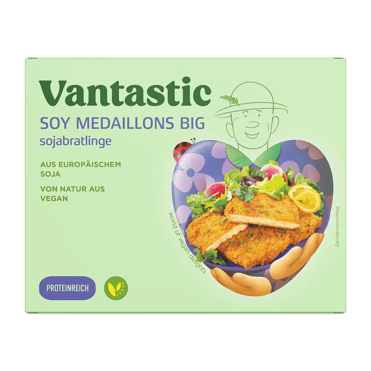 Vantastic Textured Soya Medallions Big (Steaks) 500g