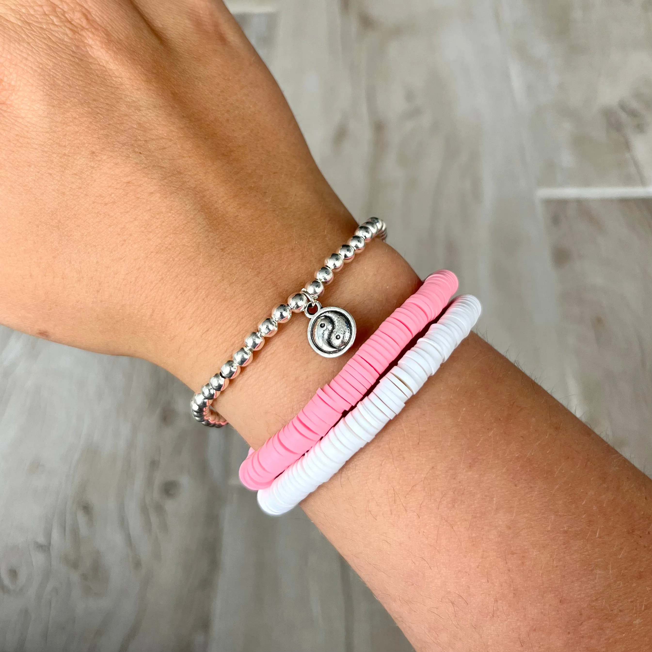 Yin Yang Bead Bracelet